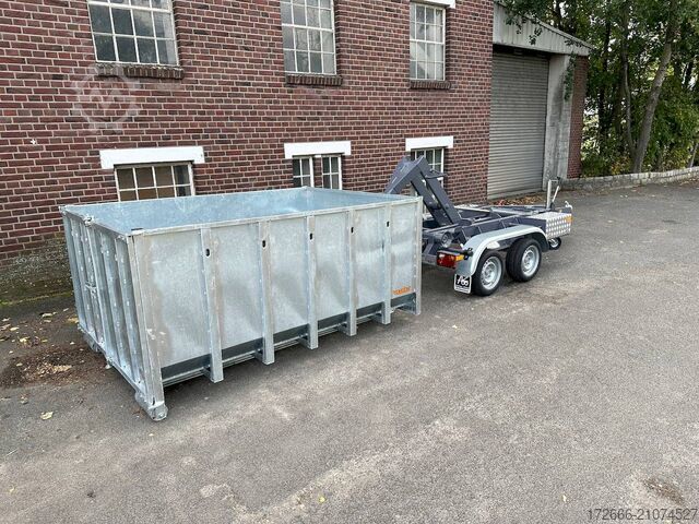 Speciale aanhanger Vezeko KONOS 35 | MULDE 105CM 247X178CM 3500KG ABROLL-MULDENKIPPER