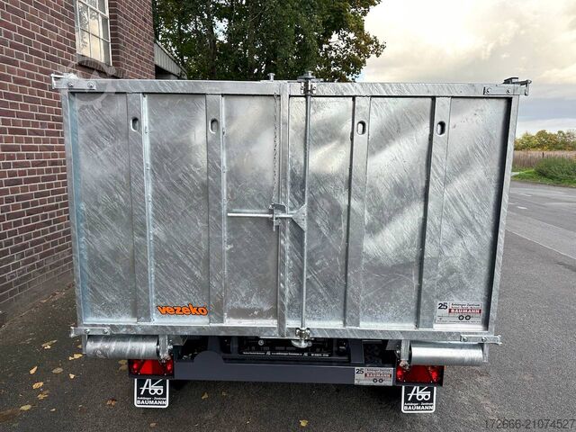 Speciale aanhanger Vezeko KONOS 35 | MULDE 105CM 247X178CM 3500KG ABROLL-MULDENKIPPER