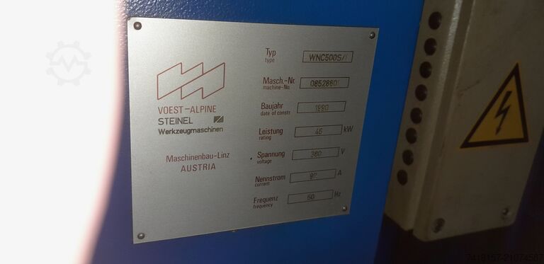 CNC-draaibank Voest Alpine Steinel WNC 500 S x 1000