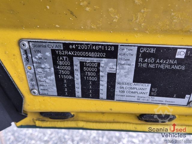 Standaard trekker Scania R 540 A4x2NA LEDER Smart 2 !