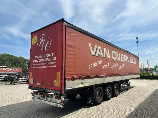 Lonas correderas Schmitz Cargobull Bordwände / SAF + Scheibebremsen / 2x Liftachse...