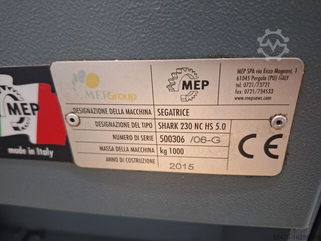 Ferăstrău cu bandă MEP Shark 230 nc hs 5.0 MEP SHARK 230 nc hs 5.0