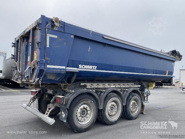 Kippers oplegger Schmitz Cargobull Semitrailer Tipper Steel half pipe body 26m³