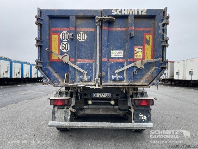Kippers oplegger Schmitz Cargobull Semitrailer Tipper Steel half pipe body 26m³