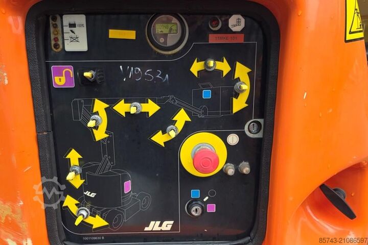 Scharnierende telescopische hoogwerker JLG E300AJ As-Is, Electric, 11m Working Height, 6.77m,