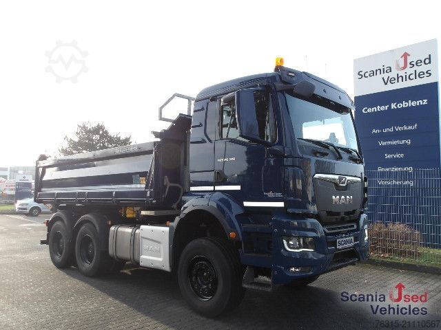 Three-sided tipper truck MAN TGS 26.510 BL - 6x4 - MEILLER DSK mit BORDMATIK