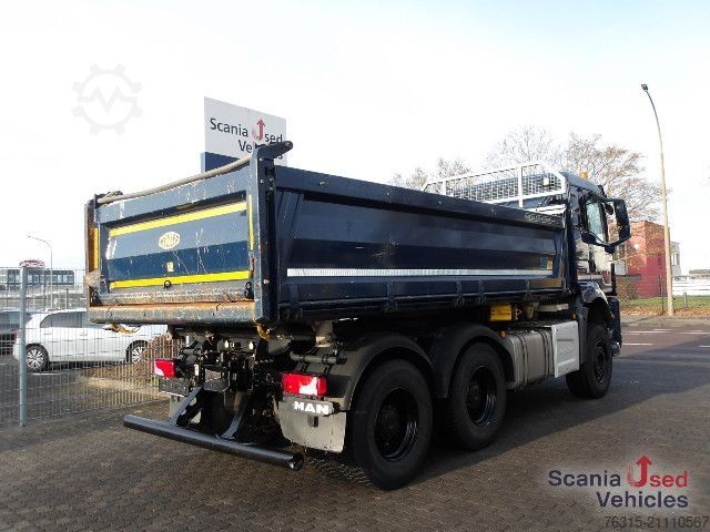 Three-sided tipper truck MAN TGS 26.510 BL - 6x4 - MEILLER DSK mit BORDMATIK