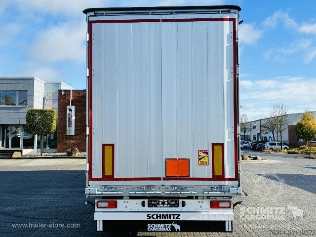 Open semitrailer with tarp Schmitz Cargobull Curtainsider Mega Getränke