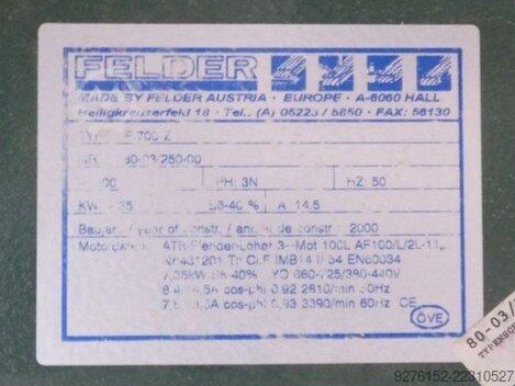 Frezarka obrotowa Felder F 700 Z