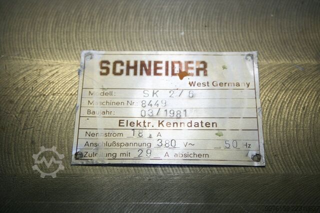 Fresatrice a tavola Schneider SK 2/6