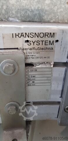 Gurtkurvenförderer 70° rechts Transnorm GKF 1650-750-550 IR600