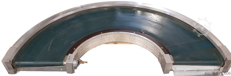 Gurtkurvenförderer Förderband links Transnorm GKF 180°-750-550 IR1000