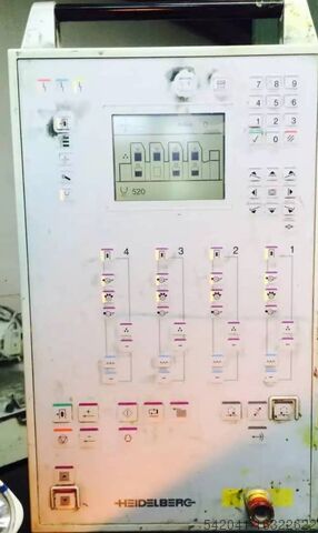 Offset printing machine Heidelberg PM 74 4
