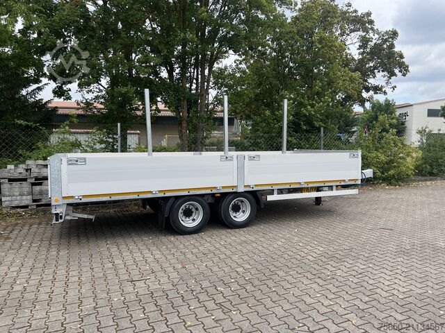 Open trailer Möslein THT 14,4 G 6,2 L  14,4 t Tandem- Pritschenanhänger- Tieflader
