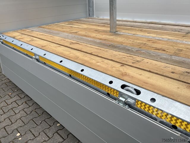 Open trailer Möslein THT 14,4 G 7,2  14,4 t Tandem- Pritschenanhänger- Tieflader