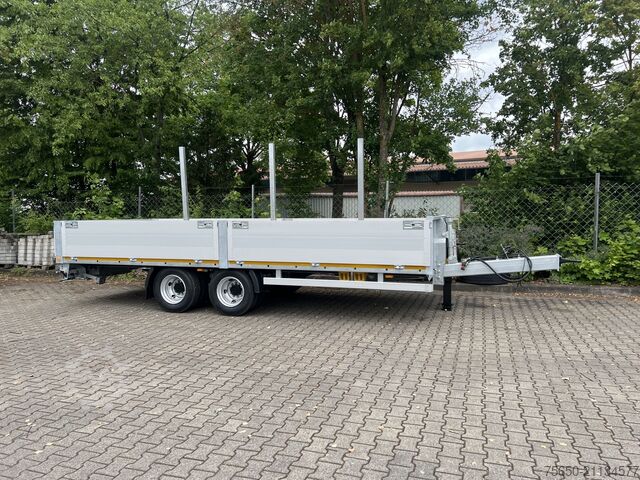 Open trailer Möslein THT 14,4 G 7,20 L  14,4 t Tandem- Pritschenanhänger- Tieflader