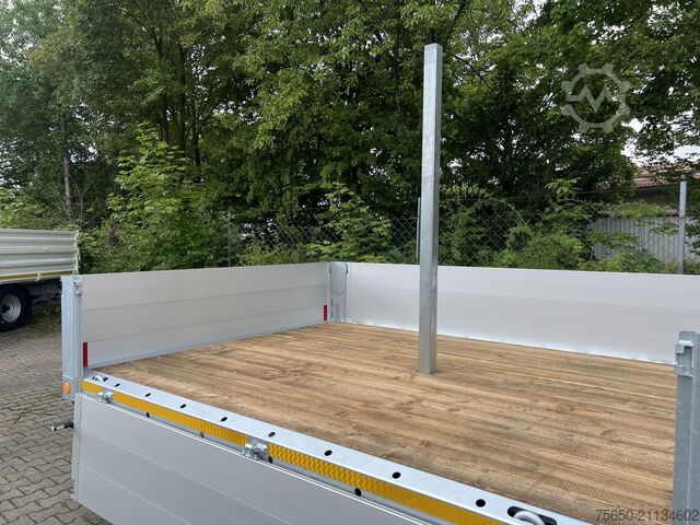 Open trailer Möslein THT 11 G 6,2 L  Tandem- Pritschenanhänger- Tieflader