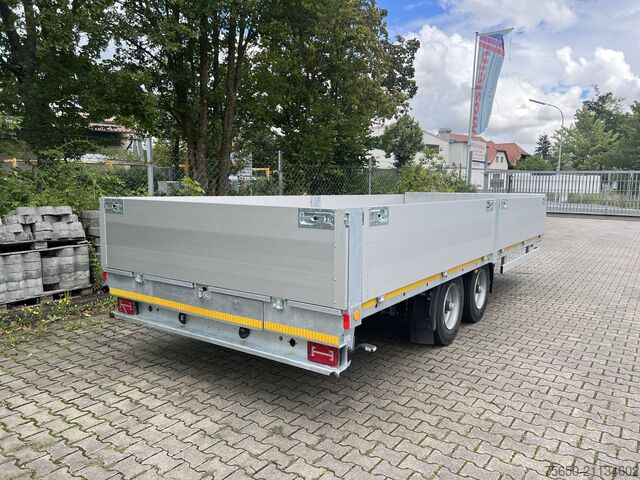 Open trailer Möslein THT 11 G 6,2 L  Tandem- Pritschenanhänger- Tieflader
