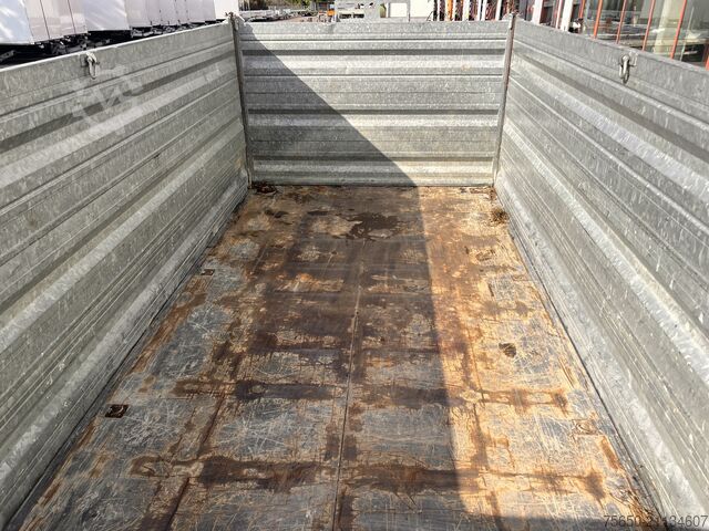 Tipper trailer Möslein TDS 13 Schwebheim  13 t Tandemkipper- Tieflader, Aufsatzbordwände