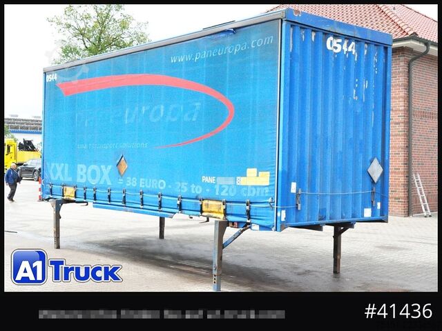 Nadwozie wymienne z platformą i plandeką KRONE Wechselbrücke Jumbo BDF 7,82, Code XL,