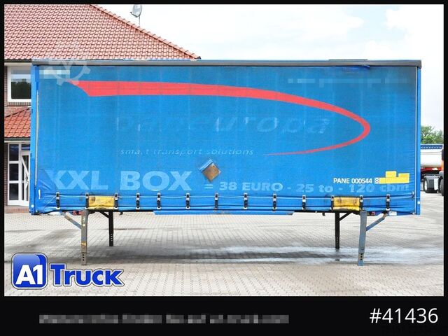 Nadwozie wymienne z platformą i plandeką KRONE Wechselbrücke Jumbo BDF 7,82, Code XL,