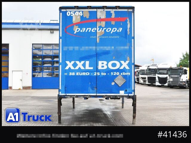 Nadwozie wymienne z platformą i plandeką KRONE Wechselbrücke Jumbo BDF 7,82, Code XL,