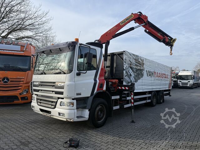 Φορτηγό με επίπεδη καρότσα Daf CF310 6X2 Palfinger PK 12000