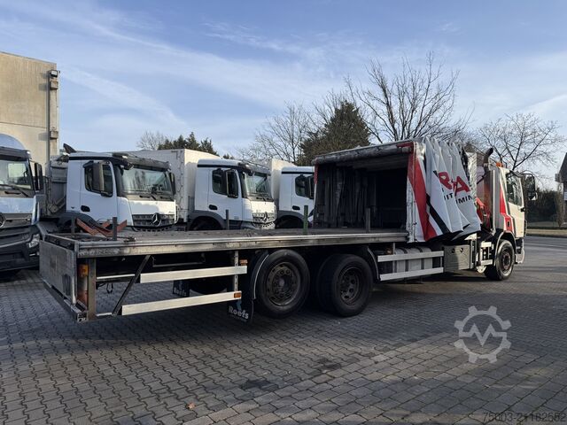 Φορτηγό με επίπεδη καρότσα Daf CF310 6X2 Palfinger PK 12000