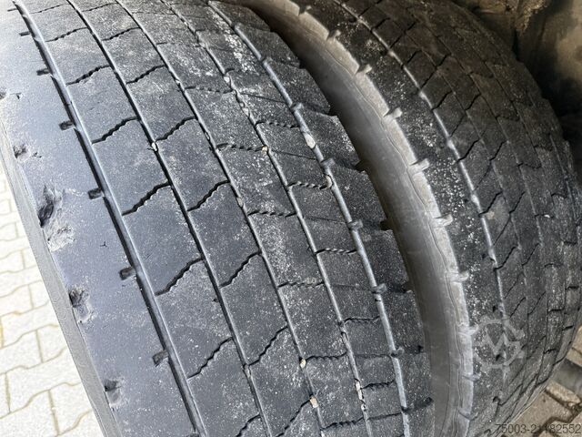 Φορτηγό με επίπεδη καρότσα Daf CF310 6X2 Palfinger PK 12000