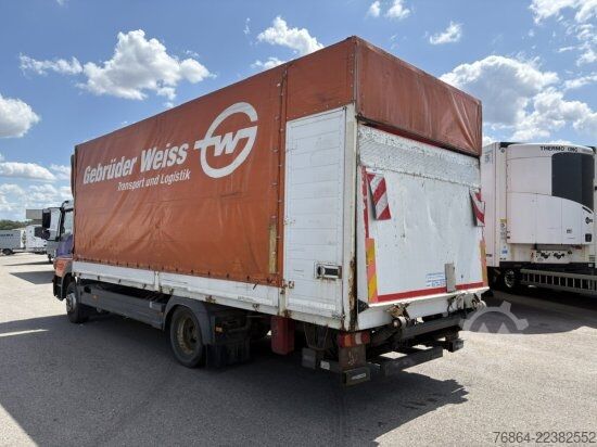Plattewagen met zeil MERCEDES-BENZ ATEGO  1224, KLIMA