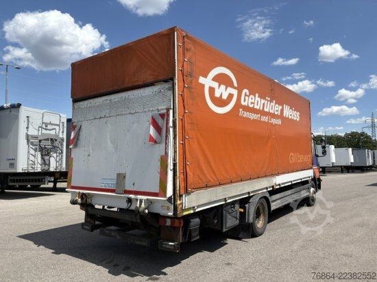 Plattewagen met zeil MERCEDES-BENZ ATEGO  1224, KLIMA