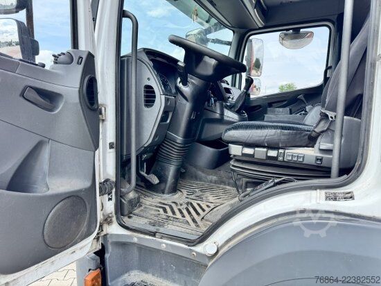 Plattewagen met zeil MERCEDES-BENZ ATEGO  1224, KLIMA