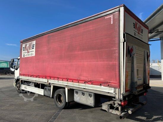 Plattewagen met zeil DAF LF 250, 16 TONNER PLANE MIT LBW,  MANUELL, E6