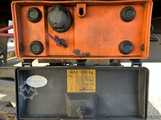 Plattewagen met zeil DAF LF 250, 16 TONNER PLANE MIT LBW,  MANUELL, E6