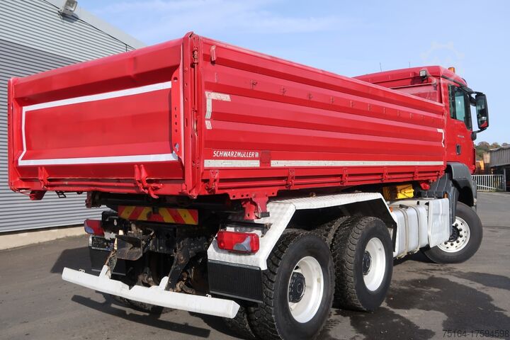 Driewegkiepwagen MAN TGS 26.480 BB 6x4 Bordmatik Motorschaden