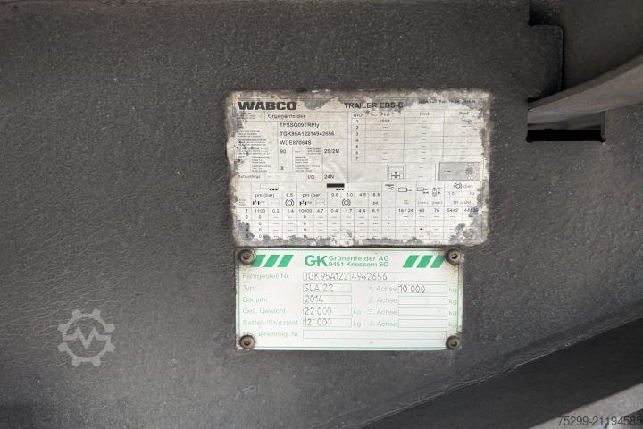 Tractor estándar Mercedes-Benz Atego 1327 SZM+Auflieger / Swiss-Vehicle