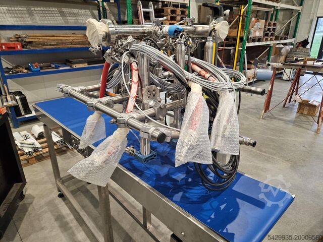 Sistema de dosagem com transportador de correia Viscotec 2VHD12-3D Hygienic Dispenser