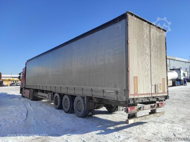 Open semitrailer with tarp Schmitz Cargobull Curtainsider Standard