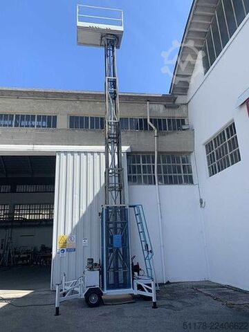 Piattaforma idraulica di sollevamento per operatore, portata Kg. 200 Sordella 