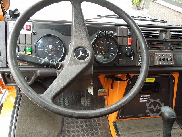 Unimog Mercedes-Benz UNIMOG 1650 mit Kran Hiab 120