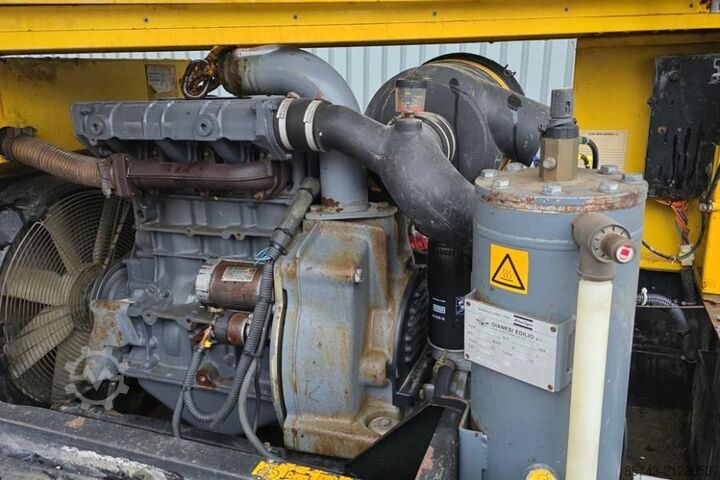 Compressor Atlas Copco XAS66 As-Is, Diesel, Volume flow: ± 3,4 – 3,7 m³/m