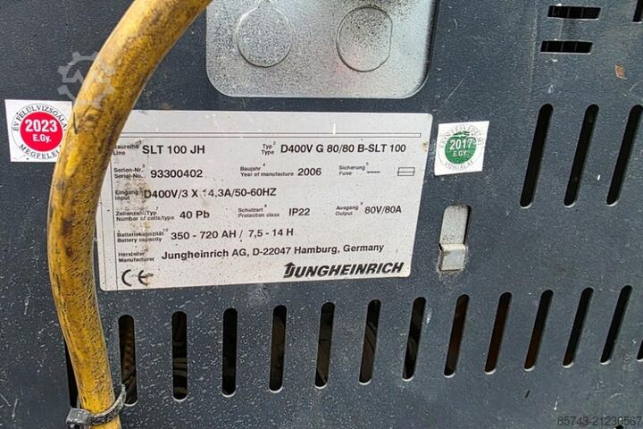 Forklift Jungheinrich EFG425K Electric, 2500kg Capacity, Lifting Height