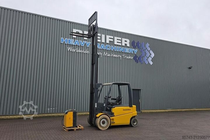 Forklift Jungheinrich EFG535 Electric, Lifting Height 4700mm, Freelift 1