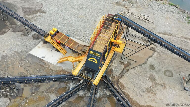 Crushing unit FABO HY-800 SERIES 80 TPH SCREW WASHER HY-800 SERIES 80 TPH SCREW WASHER