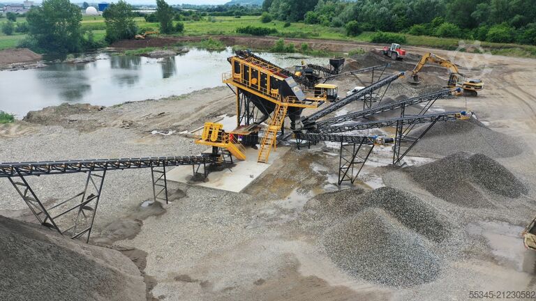 Crushing unit FABO HY-800 SERIES 80 TPH SCREW WASHER HY-800 SERIES 80 TPH SCREW WASHER