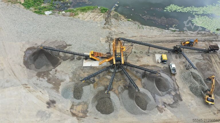 Crushing unit FABO HY-800 SERIES 80 TPH SCREW WASHER HY-800 SERIES 80 TPH SCREW WASHER