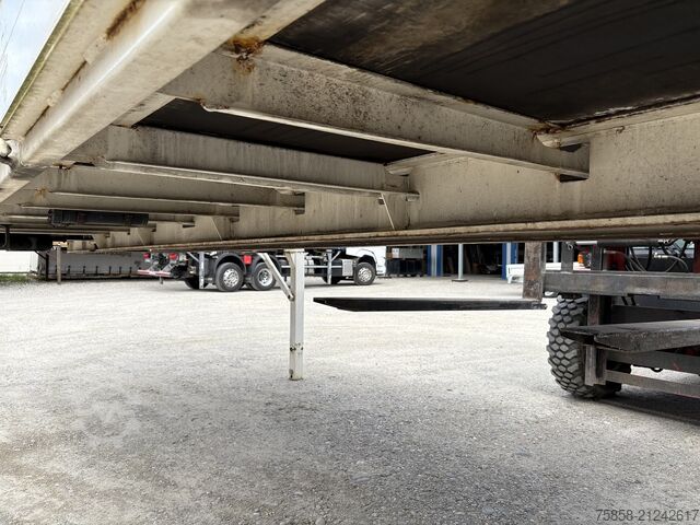 Swap body with flatbed Krone BDF 7,45m Baustoff Bordwand + Türen