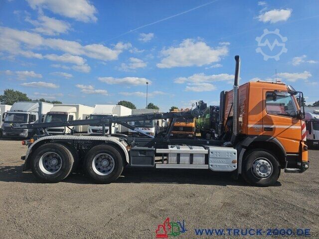 Φορτηγό γερανός roll-off Volvo FMX 420 6x4 Seil Abrollkipper nur 146.659 Km