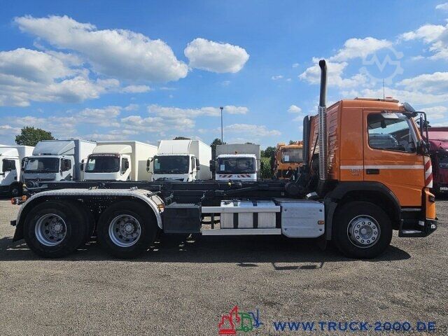 Φορτηγό γερανός roll-off Volvo FMX 420 6x4 Seil Abrollkipper nur 146.659 Km