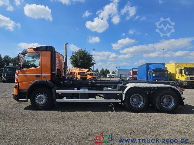 Φορτηγό γερανός roll-off Volvo FMX 420 6x4 Seil Abrollkipper nur 146.659 Km